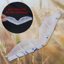 Suporte de máscara de silicone anti-neblina, 8 peças, armação interna, suporte de ponte nasal, confortável, vestimenta reutilizável 2024 - compre barato