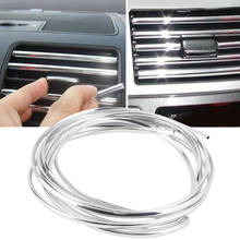 6m U Style DIY Car Styling Mouldings Trim Strip Air Conditioner Outlet Vent Car SUV Boots Grills Bumpers Door Edge Scratch Guard 2024 - buy cheap