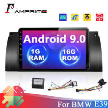 AMPrime 8" Android 9.0  Car Multimedia For BMW E39 2din Car Radio WiFi GPS Bluetooth Audio Stereo Quad Core Mirrorlink player 2024 - buy cheap