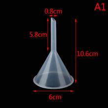 Embudo de filtro de plástico blanco transparente para laboratorio, diámetro de boca de 60mm 2024 - compra barato