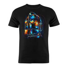 Camiseta de algodón Unisex, camisa de arte de Color gigante de hierro 2024 - compra barato