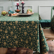 Toalha de mesa decorativa estilo natal, toalha retangular para decoração de casa, ano novo, festa de natal, sala de jantar 2024 - compre barato