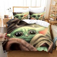 Disney Star Wars Bedding Set Yoda Baby Duvet Cover Comfort Cover Sets King Queen Twin Size Children Boys Bed Linings Decoration 2024 - buy cheap