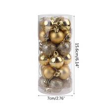 24pcs 3cm Christmas Tree Decor Ball Baubles Hanging Ornaments Party Decorations 54DC 2024 - buy cheap