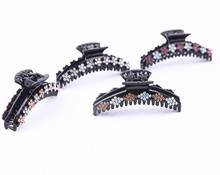 New 8cm Hair claws Hairpins Trendy Hair Clip Rhinestone Crab Hair Claws Clip For Women Girl Accessories Hair ACC11 2024 - buy cheap