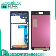 For Sony Xperia Z3 LCD D6603 D6633 Display + Touch Screen Digitizer Replacement For Sony Xperia Z3 LCD Display With Frame 2024 - buy cheap