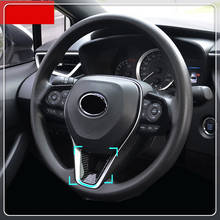For Toyota Corolla E210 2019 2020 Car Styling Interior Steering Wheel Decorative Cover Trim ABS Plastic Auto Accessories 2024 - buy cheap