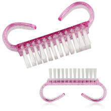 5pcs  Pink File  Pedicure Soft Remove Dust Manicure Tool Clean Brush for Nail Care 2024 - buy cheap