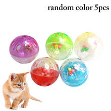 Bolas de plástico con campana para gatos, juguetes interactivos divertidos para mascotas Legendog, 10/6/5 piezas 2024 - compra barato