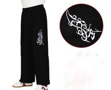 Calça bordada unissex alta qualidade tai chi quan taiji, calças wing chun kung fu, wushu, artes marciais, bloomers a0001 2024 - compre barato