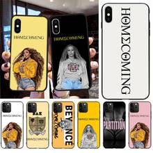 Мягкий черный чехол для телефона CUTEWANAN Beyonce Homecoming из ТПУ для iPhone 11 pro XS MAX 8 7 6 6S Plus X 5S SE 2020 XR 2024 - купить недорого