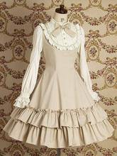 Palace Vintage Sweet Lolita Dress High Collar Flare Sleeve Bowknot Lace Victorian Dress Kawaii Girl Gothic Lolita Op Loli Cos 2024 - buy cheap