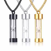 Time Memory Hour Glass Glass Cremation Urn Pendant for Ashes Urn Jewelry Timer Sand Cremation Necklace Keepsake Memorial Jewelry 2024 - buy cheap