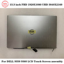 13.3 inch For Dell XPS 13 9350 9360 LCD Touch screen assembly Display 1920*1080 or 3200*1800 07TH8V P54G P54G002 Fully Tested 2024 - buy cheap