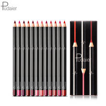 12 piece/set New Pudaier Nude Lip LinerLong Lasting Waterproof  Matte Lipstick Liner Matt Lipliner Batom Makeup Professional 2024 - buy cheap