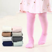 Meias-calças de algodão para crianças, meias-calças justas infantis de malha macia para primavera e outono 2024 - compre barato