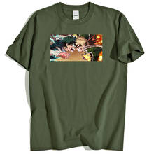 Мой герой обувь для косплея; Аниме печать футболка с принтами из мультфильмов для мужчин винтаж впитывает пот и модная одежда больших размеров, футболка с О-образным вырезом, Повседневная футболка 2024 - купить недорого