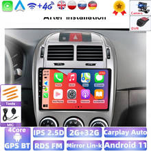 Автомобильный радиоплеер Carplay Android для Kia Cerato 1 LD 2004 2005 2006 2007-2008 GPS Поддержка FM-передатчика радио тюнер/OBD2/UBS 2024 - купить недорого