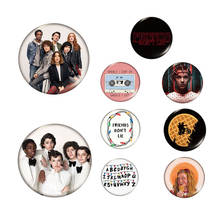 1 PCS STRANGER THINGS Pins Button TV Series Eleven Brooch Friends Don't Lie Badge Denim Shirt Lapel Pin Gothic Jewelry for Fans 2024 - buy cheap