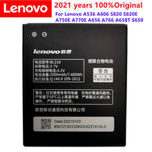 2020 Новый 2000 мАч BL 210 BL210 батарея для Lenovo A536 A606 S820 S820E A750E A770E A656 A766 A658T S650 телефон заменить батарею 2024 - купить недорого