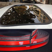 Tiras de sellado de goma para coche, pegatina protectora de sellado automático, borde de ventana, parabrisas, techo, accesorios de aislamiento de ruido, 2M 2024 - compra barato