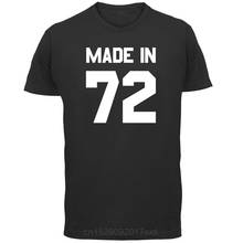 Made In '72 - Mens T-Shirt - 13 Colours - 44th Birthday - Present - Gift -1972 Print T Shirt Mens Short Sleeve Hot Tops Tshirt 2024 - buy cheap