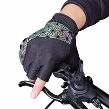 Дышащие перчатки для езды на велосипеде с полупальцами, противоскользящие перчатки для езды на мотоцикле, MTB, шоссейные велосипедные перчатки для мужчин и женщин, мужские перчатки для езды на спортивном велосипеде 2024 - купить недорого