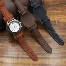 Genuine Leather Watch Strap 18mm 20mm 22mm WristBand With Mat Black Brown Coffee Color Leather Bracelet Men's Watch Accessories 2024 - buy cheap
