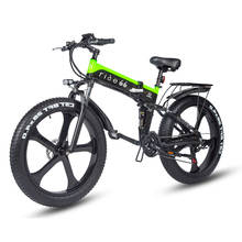 Электрический велосипед 1000 Вт Электрический пляжный велосипед 4,0 с толстыми покрышками для электрического велосипеда 48V мужские горный велосипед Снежный велосипед 26 дюймовый велосипед 2024 - купить недорого