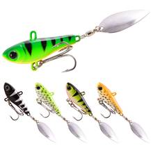 5Pcs Rotating Metal VIB Vibration Bait Spinner Spoon Fishing Lures 10g 15g 22g 35g Jigs Trout Winter Fishing Baits Tackle Pesca 2024 - buy cheap