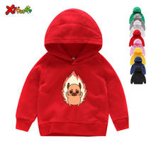 Sudaderas con capucha de manga larga para niños y niñas, ropa de algodón con cuello redondo, con dibujos de perros, 2T-8T, primavera y otoño, 2020 2024 - compra barato