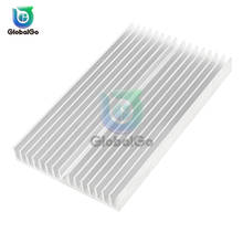 Disipador de calor para ordenador, Enfriador de aluminio para Transistor de amplificador LED, 100x60x10 2024 - compra barato