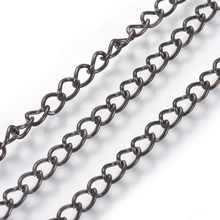 Jewelry Findings Iron Twist Chains, Come On Reel,  Black, 5x3.5x0.8mm 2024 - buy cheap