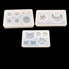 Moldes de resina de fundición de silicona para joyería, herramientas de molde de resina epoxi para pendientes, DIY 2024 - compra barato