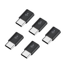 Mosunx 5PC USB-C Type-C к Micro USB адаптер для зарядки данных для Huawei P9 компактный и портативный зарядный конвертер 2024 - купить недорого