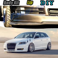 Car Bumper Lip Front Spoiler Skirt Deflector For Audi A3 S3 RS3 8L 8P 8V 8Y Tune Car Modification Modified Body Kit Lips 2024 - buy cheap