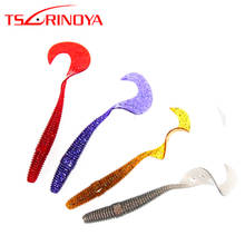 TSURINOYA 24Pcs Soft Bait 85mm 2.4g Silicone Fishing Lure Isca Artificial Para Pesca Fishing Wobbler Leurre Peche Worm Swimbait 2024 - buy cheap