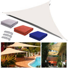 Anti-UV Triangle Waterproof Sun Shade Sails 95% UV Block 160gsm Polyester Shelter Balcony Awning for Outdoor Patio Garden 2024 - buy cheap