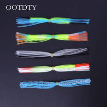 40 Pcs/Strands Fishing Skirts Silicone Rubber Jig Squid Lure Spinner Bait Thread Fishing Gear Fishing Accessories 2024 - buy cheap