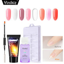 Yinikiz New 30ml Nail Acrylic Gel Natural Poly Extension Nail Gel UV LED Builder UV Gel Tips Quick Extended Gel Polish Set 2024 - buy cheap