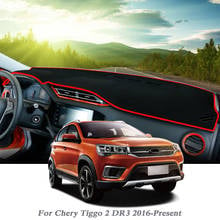Car Styling Dashboard Protective Mat Shade Cushion Pad MAT For Chery Tiggo 2 DR3 2016-Present LHD&RHD Internal Accessory 2024 - buy cheap