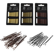 24PCS/1 set Hairpin Hair Pin Wedding Hair Bobby Pin Clip Hairpin Gold Side Folder Women Bobby Pins Styling Hair Accessories 2024 - buy cheap