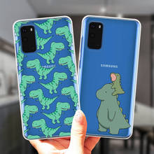 Cute Dinosaur Baby Transparent Phone Case For Samsung Galaxy S20 FE Ultra S8 S9 S10 Plus S6 S7 Edge S10E Soft Silicone Cover 2024 - buy cheap