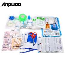 ANPWOO-Kit de primeros auxilios portátil, bolsa de supervivencia médica, Mini bolsa de emergencia para coche, casa, Picnic, Camping, viaje al aire libre, 16-180 Uds. 2024 - compra barato