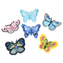 Butterfly DIY Iron On Patches Cloth Mend Decorate Clothes Apparel Sewing Decoration Applique Badges 2024 - buy cheap