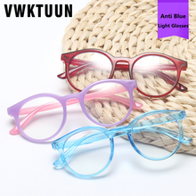VWKTUUN анти-синий светильник, очки, металлическая оправа, оптические очки, оправа для женщин и мужчин, очки для близорукости, очки для неправильного чтения 2024 - купить недорого