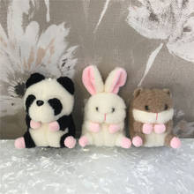 3Designs, Rabbit , Mouse , Panda 8-12CM Animal Stuffed Plush Gift Toy 2024 - buy cheap