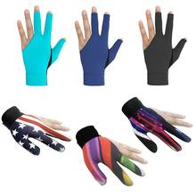 1pc Billiards Three Finger Gloves Lycra Anti Skid Snooker Glove Pool Left Hand 2024 - buy cheap