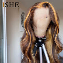 Peluca ondulada de cabello natural para mujer, pelo ondulado brasileño Remy con nudos blanqueados de 13x1, malla en T HD, 150% 2024 - compra barato