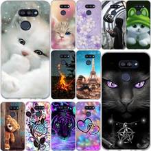 Phone Case For LG K40S Case Silicone Cover Cute Cats Cartoon Printed Back Transparent Soft TPU Case For LG K40 S 6.1 inch Coque 2024 - buy cheap